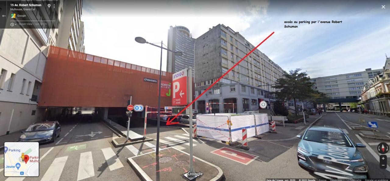 Tour De L'Europe, En Plein Centre Avec Parking. Apartment Mulhouse Exterior photo